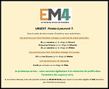 EM4 - Le travail au service de l'insertion : EM4 recrute