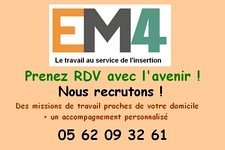 EM4 - Le travail au service de l'insertion : EM4 recrute !